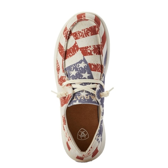 Ariat Red, White, and Blue Women's Sneakers - Picture 4 of 11